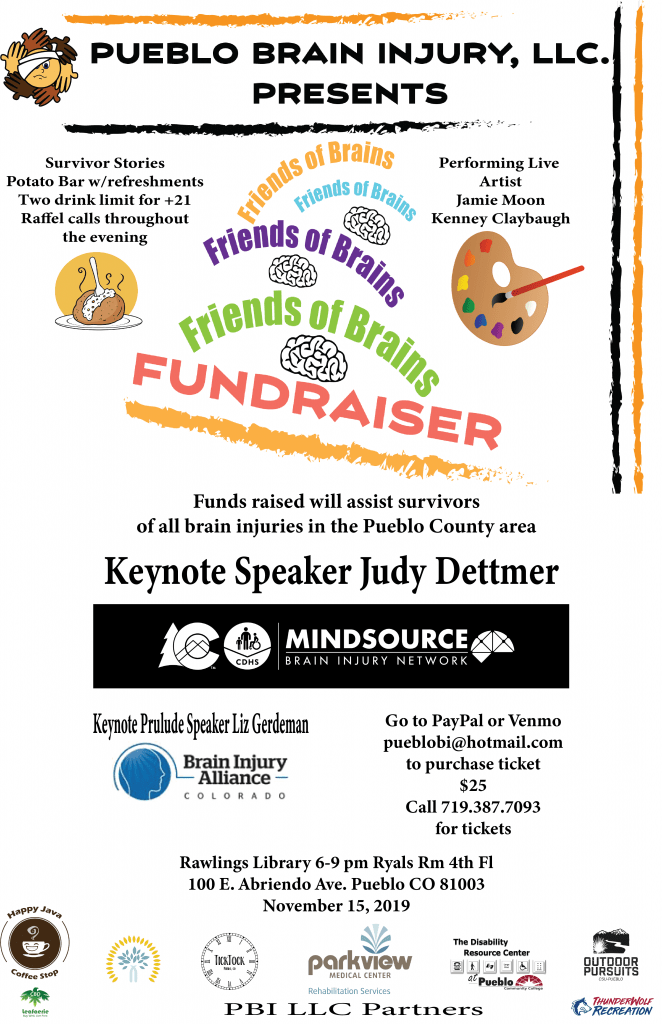 Friends of Brains Fundraiser Flyer