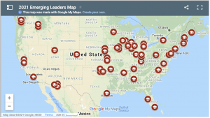 2021 Emerging Leaders Map